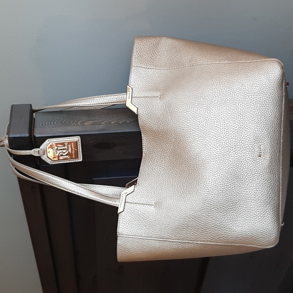 Lauren Ralph Lauren Handbags - Lauren Ralph Lauren Gold tote bag purse